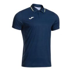 Koszulka polo tenisowa męska Joma Challenge Lob Polo. Niebieskie koszulki polo męskie Joma, m, bez wzorów, z materiału, bez kołnierzyka, bez ramiączek, tenisowe. Za 164.00 zł.