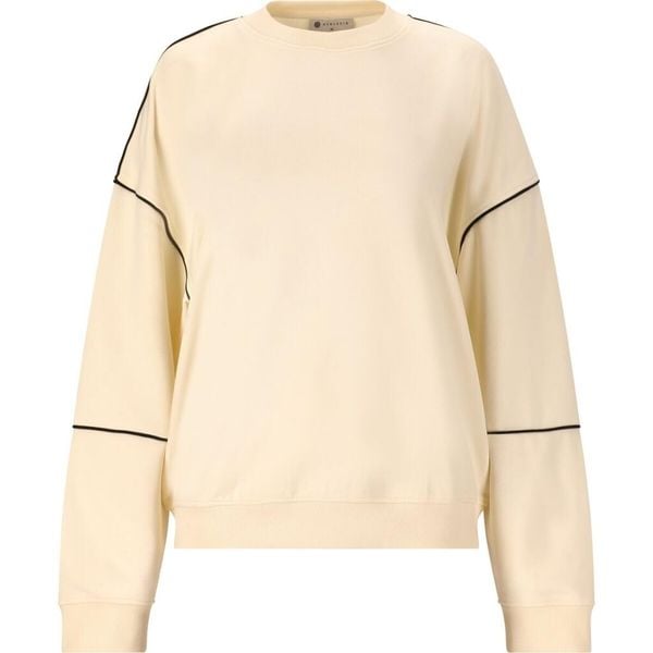 Bluza damska Athlecia Nandy. Białe bluzy damskie Athlecia, bez wzorów, z bawełny, bez kaptura. Za 149.00 zł.