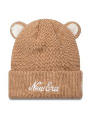 New Era Czapka Teddy Bear Ears Cuff Knit Beanie 60580794 Brązowy. Brązowe buty zimowe dziewczęce New Era, bez wzorów, z materiału. Za 69.99 zł.