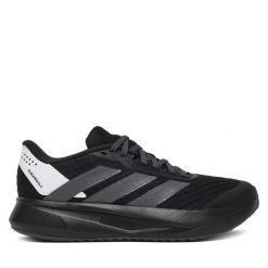 Sneakersy adidas. Czarne trampki i tenisówki chłopięce Adidas, bez wzorów, bez zapięcia. Za 219.99 zł.