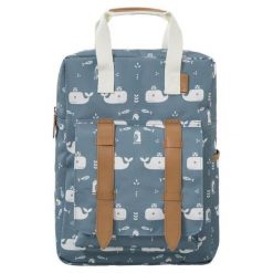 Fresk Fresk duży plecak wieloryb blue fog. Niebieskie torby i plecaki dziecięce Fresk. Za 239.00 zł.