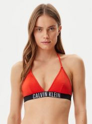 Calvin Klein Swimwear Góra od bikini KW0KW02854 Czerwony. Czerwone bikini damskie Calvin Klein Swimwear, s, bez wzorów. Za 129.99 zł.