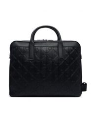 Calvin Klein Aktówka Emblem Aop Deboss LV04D3561G Czarny. Czarne torby na ramię męskie Calvin Klein, bez wzorów, ze skóry, na ramię. Za 649.99 zł.