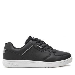 Sneakersy Fila. Czarne trampki i tenisówki chłopięce Fila, bez wzorów, bez zapięcia. Za 119.99 zł.