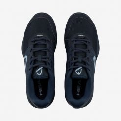 Buty do tenisa damskie HEAD Revolt Court. Niebieskie obuwie sportowe damskie Head, bez wzorów, z materiału, tenisowe. Za 327.05 zł.