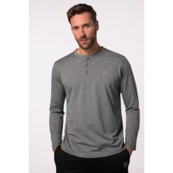 Męska Funkcyjna koszulka henley FLEXNAMIC® trekking długi rękaw. Szare koszulki sportowe męskie JAY-PI, m, bez wzorów, z elastanu, bez kołnierzyka, bez ramiączek, trekkingowe. Za 244.99 zł.