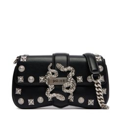 Torebka Just Cavalli. Czarne torebki do ręki damskie Just Cavalli, bez wzorów, wizytowe, bez dodatków. Za 829.99 zł.