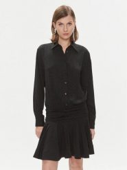 Pinko Sukienka codzienna Arzach 102306 A193 Czarny Flare Fit. Czarne sukienki damskie Pinko, na co dzień, bez wzorów, z syntetyku, bez kołnierzyka, bez ramiączek, proste. Za 499.99 zł.