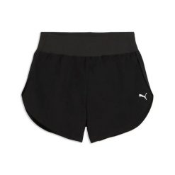 Szorty damskie Puma Dreamrun 3". Czarne szorty sportowe damskie Puma, l, bez wzorów, z materiału, sportowe, do biegania. Za 214.00 zł.