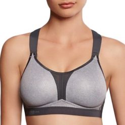 Stanik do biegania dynamiX star Racerback z wysoki poziomem podtrzymywania. Czarne obuwie sportowe damskie ANITA ACTIVE, bez wzorów, z elastanu, do biegania. Za 363.00 zł.