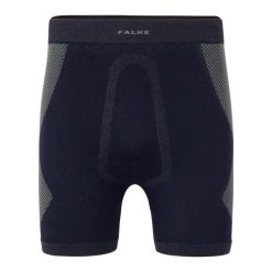 Szorty Falke Warm. Niebieskie krótkie spodenki sportowe męskie Falke, xl, bez wzorów, z elastanu, na fitness i siłownię. Za 267.00 zł.