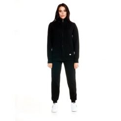 Bluza z zamek błyskawiczny na co dzień na siłownię. Białe bluzy sportowe damskie LEONE 1947 APPAREL, s, bez wzorów, z bawełny, bez kaptura, na fitness i siłownię. Za 189.41 zł.