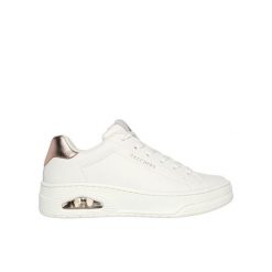 Buty Skechers Damskie Lifestyle Białe Sneakersy. Białe obuwie sportowe damskie Skechers, bez wzorów, z syntetyku. Za 350.10 zł.