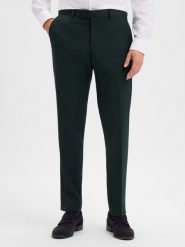 Finshley & Harding spodnie z modułowej kolekcji Mężczyźni zielony, 54. Zielone eleganckie spodnie męskie Finshley & Harding, m, bez wzorów. Za 349.95 zł.