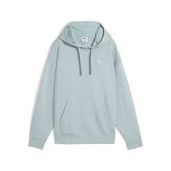 Damska wygodna bluza z kapturem ESS ELEVATED PUMA Modern Mint Green. Zielone bluzy sportowe damskie Puma, z aplikacjami, prążkowane, z kapturem, do biegania. Za 252.00 zł.