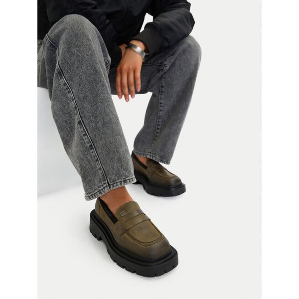 Loafersy G-Star. Zielone mokasyny damskie G-Star, retro. Za 262.99 zł.