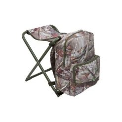 Plecak - stołek myśliwski camo. Brązowe plecaki damskie SOLOGNAC. Za 99.99 zł.