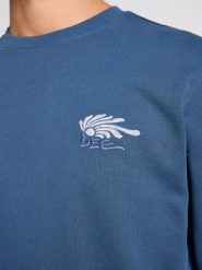 MESKA BLUZA LEE REGULAR CORE SWS ORION BLUE 112363878. Niebieskie bluzy męskie Lee, l, bez wzorów, bez kaptura. Za 159.99 zł.