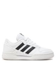 Adidas Sneakersy Team Court 2 Str J ID6631 Biały. Białe buty sportowe dziewczęce Adidas, bez wzorów, ze skóry, bez zapięcia. Za 209.99 zł.
