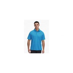 Męska Koszulka Polo Under Amour Tech Polo. Niebieskie koszulki polo męskie Under Armour, m, bez wzorów, bez kołnierzyka, bez ramiączek, do biegania. Za 169.99 zł.