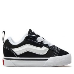 Tenisówki Vans. Czarne trampki i tenisówki dziewczęce Vans, bez wzorów, bez zapięcia. Za 179.99 zł.