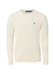 Polo Ralph Lauren sweter z dzianiny z zawartością kaszmiru Mężczyźni Kaszmir biały, XL. Białe swetry przez głowę męskie Polo Ralph Lauren, m, bez wzorów, z dzianiny, bez kołnierzyka. Za 1,199.95 zł.