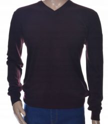 Sweter męski w szpic z kaszmiru i wełny merynosów kaszmirowy L śliwkowy 261. Bluzy męskie Giovane Ricco, l, bez wzorów, z kaszmiru, bez kaptura. Za 139.99 zł.