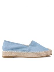 Jenny Fairy Espadryle WSS990-106 Niebieski. Niebieskie espadryle damskie Jenny Fairy, bez wzorów, z materiału, bez obcasa, bez zapięcia. Za 99.99 zł.