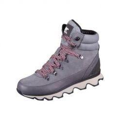 Buty do chodzenia damskie Sorel Kinetic Conquest WP. Szare obuwie sportowe damskie Sorel, bez wzorów, z materiału, trekkingowe. Za 665.50 zł.