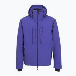 Kurtka narciarska męska EA7 Emporio Armani Ski Cortina Fashion Toray. Niebieskie kurtki snowboardowe męskie EA7 Emporio Armani, na zimę, l, bez wzorów, z syntetyku, narciarskie, Dermizax. Za 2,249.00 zł.