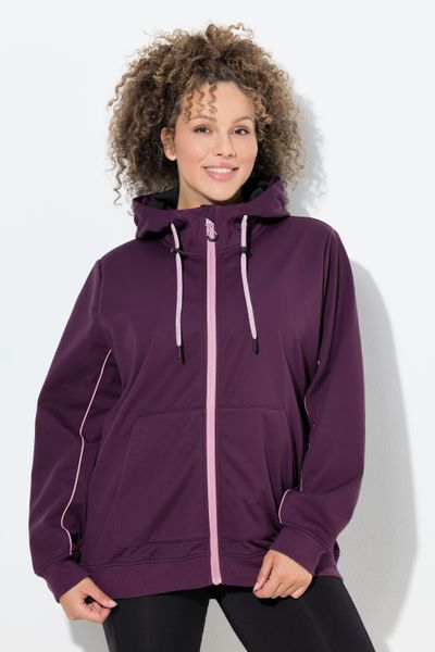 Damskie Kurtka funkcyjna softshell hydrofobowa kaptur. Czerwone kurtki damskie Ulla Popken, plus size, bez wzorów, z materiału, bez kaptura. Za 539.99 zł.