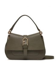 Furla Torebka Flow Mini Top Handle WB01032-BX2045-2810S-1007 Zielony. Zielone torebki do ręki damskie Furla, bez wzorów, ze skóry, bez dodatków. Za 1,859.00 zł.