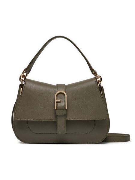 Furla Torebka Flow Mini Top Handle WB01032-BX2045-2810S-1007 Zielony. Zielone torebki do ręki damskie Furla, bez wzorów, ze skóry, bez dodatków. Za 1,119.00 zł.