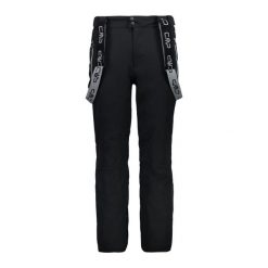 Spodnie narciarskie męskie CMP 3W04467. Czarne spodnie snowboardowe męskie CMP, m, bez wzorów, narciarskie. Za 699.99 zł.