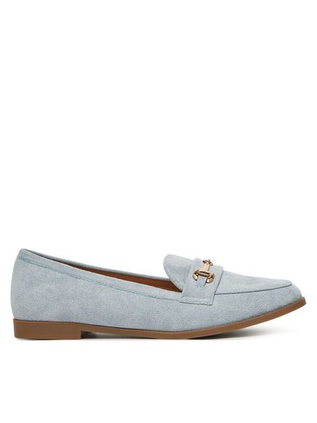 DeeZee Loafersy HXG2106-27 Niebieski. Niebieskie mokasyny damskie DeeZee, z materiału. Za 59.99 zł.