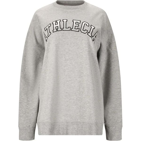 Bluza damska Athlecia Fenne. Szare bluzy damskie Athlecia, uniwersalny, bez wzorów, z bawełny, bez kaptura, na fitness i siłownię. Za 246.65 zł.
