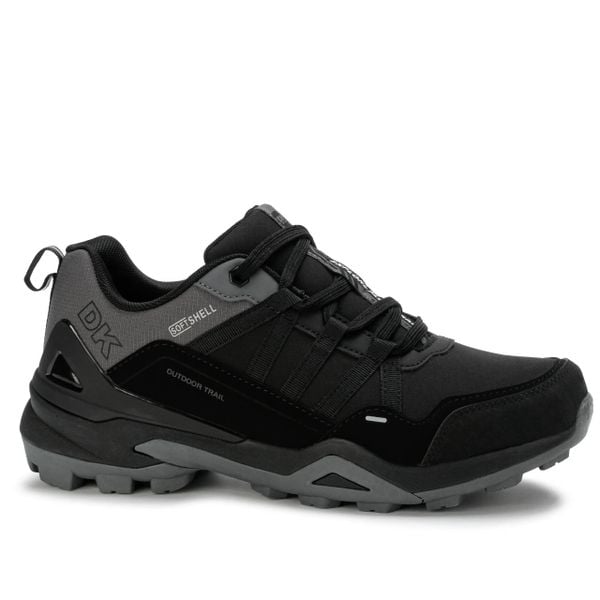 Buty męskie trekkingowe DK VENOM Softshell. Czarne trekkingi męskie DK, na jesień, trekkingowe. Za 199.00 zł.