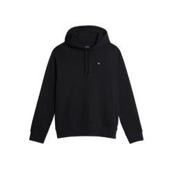 Bluza z kapturem Napapijri Balis. Czarne bluzy męskie Napapijri, na lato, m, bez wzorów, z bawełny, z kapturem. Za 355.40 zł.