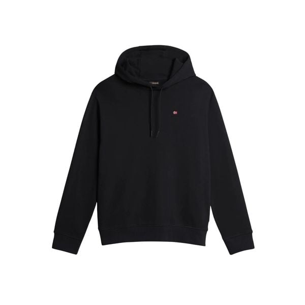 Bluza z kapturem Napapijri Balis. Czarne bluzy męskie Napapijri, na lato, m, bez wzorów, z bawełny, z kapturem. Za 370.80 zł.