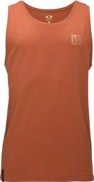 Loap Bevon męski tank top. Brązowe t-shirty męskie ÀLG, m, bez wzorów, z bawełny, klasyczne, bez kołnierzyka. Za 61.30 zł.