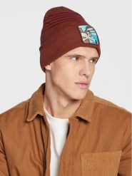 Capslab Czapka CL/LOO5/1/BON/COY3 Brązowy. Brązowe rękawiczki męskie CapsLab, na zimę, bez wzorów, z materiału. Za 129.99 zł.