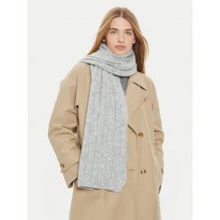 Szalik Tommy Hilfiger. Szare szaliki i chusty damskie Tommy Hilfiger, bez wzorów. Za 329.99 zł.