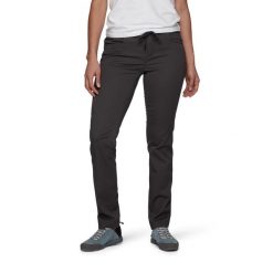 Spodnie wspinaczkowe damskie Black Diamond Credo Pants. Szare spodnie materiałowe damskie Black Diamond, bez wzorów, wspinaczkowe. Za 229.99 zł.