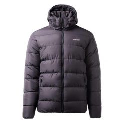 Męska Kurtka Solfin. Czarne kurtki męskie Hi-tec, m, bez wzorów, z materiału, z kapturem. Za 338.99 zł.