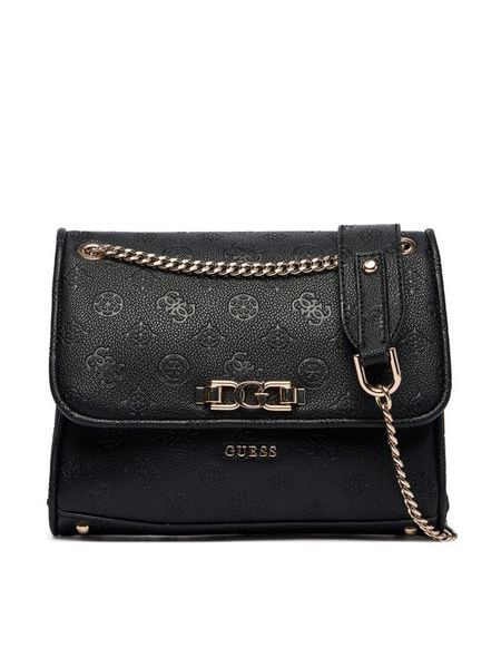 Guess Torebka HWPD99 16210 Czarny. Czarne listonoszki damskie Guess, z aplikacjami, bez dodatków. Za 589.99 zł.