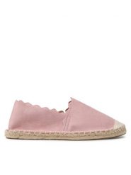 Jenny Fairy Espadryle HZF065-01 Różowy. Czerwone espadryle damskie Jenny Fairy, bez wzorów, z materiału, bez obcasa, bez zapięcia. Za 99.99 zł.