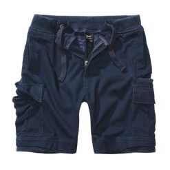 Szorty Brandit Packham Vintage. Niebieskie szorty męskie Brandit, l, bez wzorów, z bawełny, vintage. Za 268.50 zł.