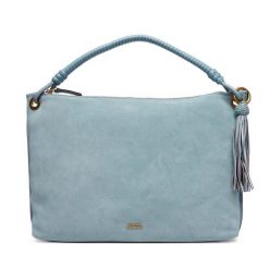 Torebka Tommy Hilfiger. Niebieskie torebki do ręki damskie Tommy Hilfiger, bez wzorów, klasyczne, bez dodatków. Za 1,099.00 zł.