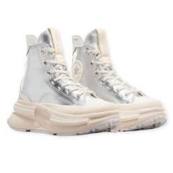 Buty do chodzenia damskie Converse Run Star Legacy. Szare trampki i tenisówki damskie Converse, bez wzorów, retro, bez zapięcia. Za 388.64 zł.