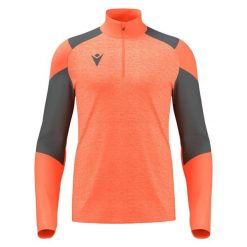 Treningowy top Macron Izel. Brązowe buty sportowe męskie Macron, bez wzorów, bez kołnierzyka, bez ramiączek, na fitness i siłownię. Za 321.50 zł.